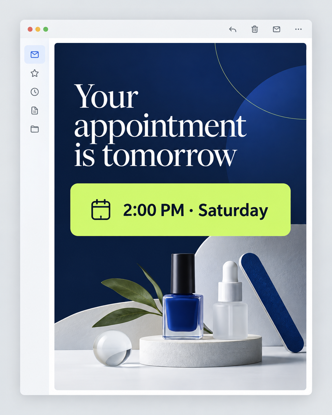 Sample appointment reminder email
